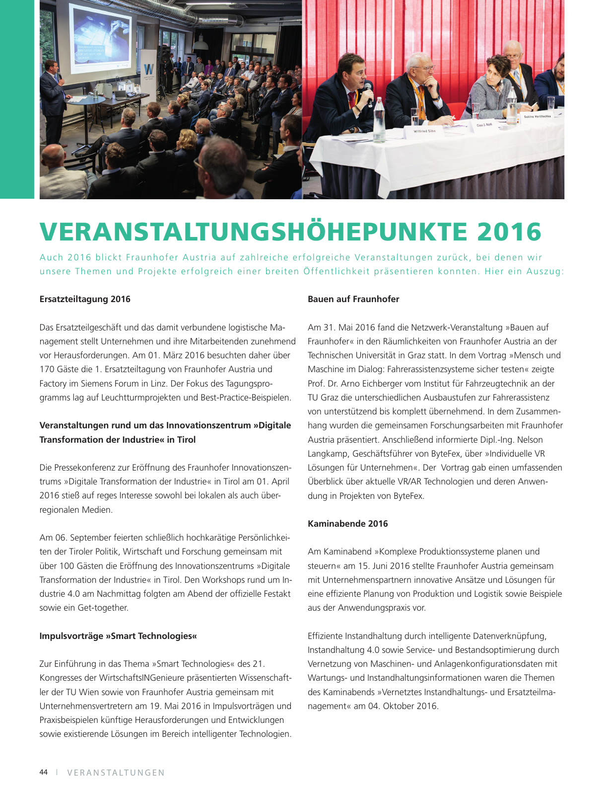 Vorschau Fraunhofer Austria Jahresbericht 2016/17 Seite 46