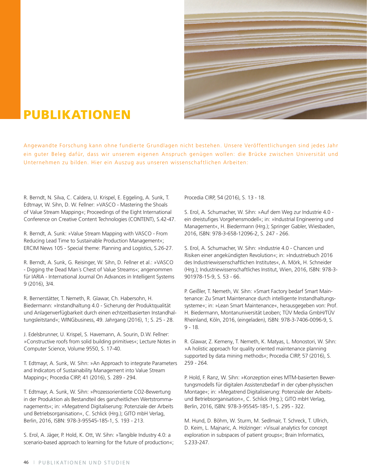 Vorschau Fraunhofer Austria Jahresbericht 2016/17 Seite 48
