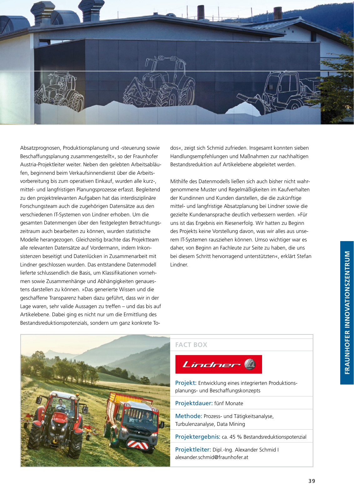 Vorschau Jahresbericht 2017 - Fraunhofer Austria Geschäftsbereich Produktions- und Logistikmanagment Seite 39