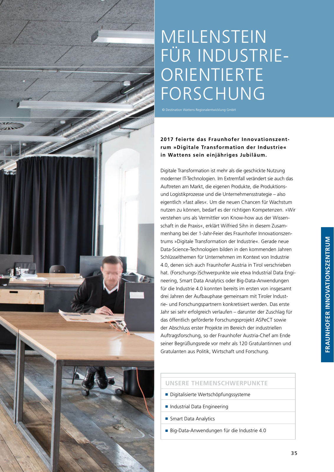 Vorschau Jahresbericht 2017 - Fraunhofer Austria Geschäftsbereich Produktions- und Logistikmanagment Seite 35