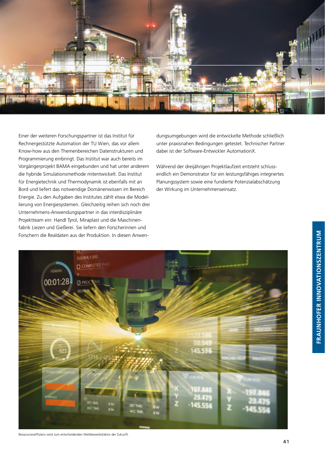 Vorschau Jahresbericht 2017 - Fraunhofer Austria Geschäftsbereich Produktions- und Logistikmanagment Seite 41