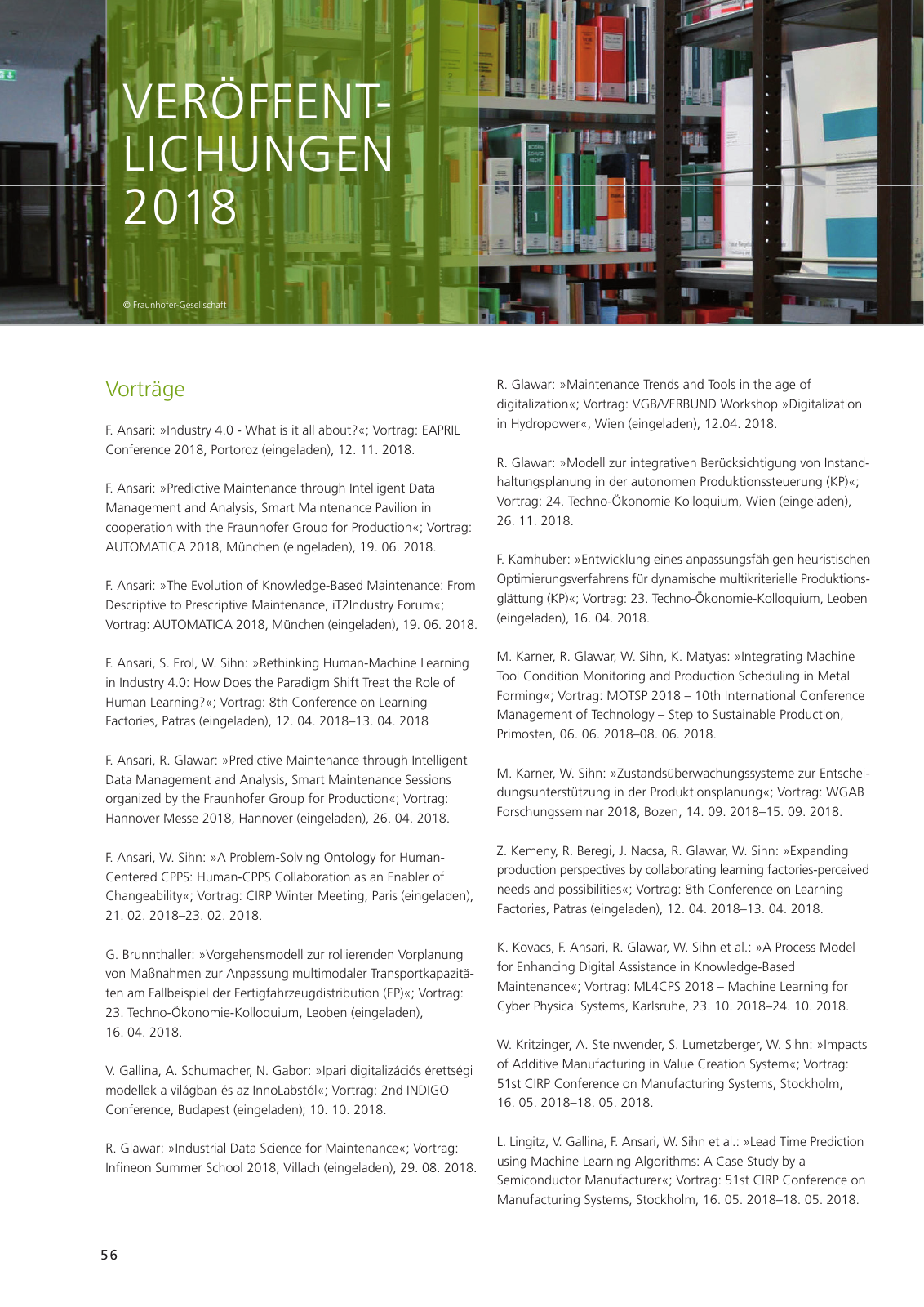 Vorschau Jahresbericht 2018 Seite 56